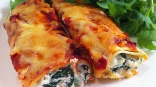 CANNELLONI: SPINACH AND RICOTTA