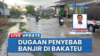 Badan Jalan di Bakateu Tergenang Tiap Turun Hujan diduga Drainase Tersumbat, Warga Tuntut Perbaikan