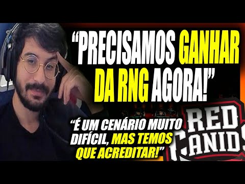 REAÇÃO DO REVOLTA E THEUSMA APÓS A DERROTA DA RED CANIDS CONTRA A PSG E RNG