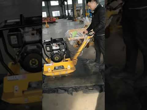 Gasoline (diesel) two-way dynamic plate vibrating plate compactor