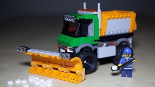 preview picture of video 'Lego City 60083 Snowplow Truck - Lego Speed Build Review'