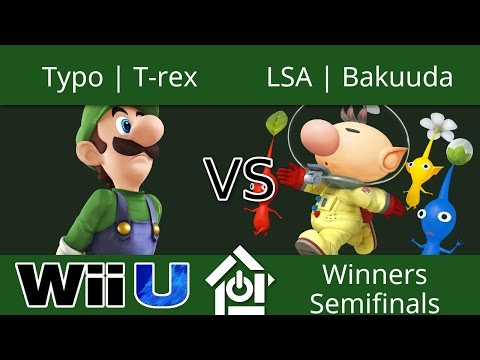 THGW 11152016 - Typo | T-rex (Luigi) vs LSA | Bakuuda (Olimar) - Smash 4 Winners Semifinals