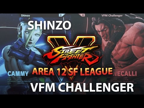 Shinzo (Cammy) vs VFM Challenger (Necalli) - Area 12 SF League #02