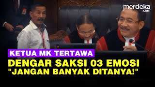 Download lagu Emosi Saksi 03 Berapi api Bikin Ketua MK Tertawa, Minta Jangan Banyak Ditanya mp3