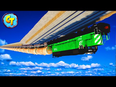 Train Accidents Derailments ✅ Australian Upside down Trains High Speed Crashes ✅ BeamNG DRIVE