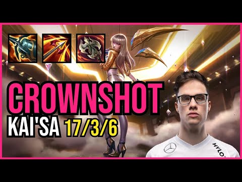 CROWNSHOT - KAI'SA vs. KARTHUS ADC | EUW GRANDMASTER | PATCH 10.25