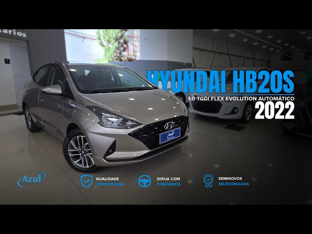 Vídeo HYUNDAI HB20S 1.0 TGDI FLEX EVOLUTION AUTOMÁTICO