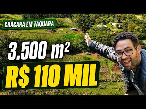 ✅CHÁCARA em TAQUARA por apenas R$ 110 MIL 