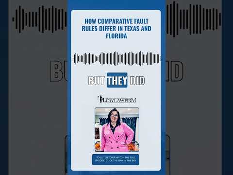 How Comparative Fault Rules Differ in Texas and Florida