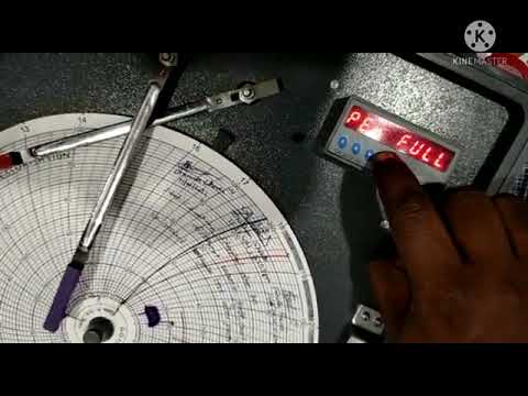 G Tek Circular Chart Recorder Mechanical Calibration