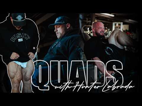 Quads with Hunter Labrada | 4 WEEKS OUT: Arnold Classic 2026 | Martin "The Martian" Fitzwater