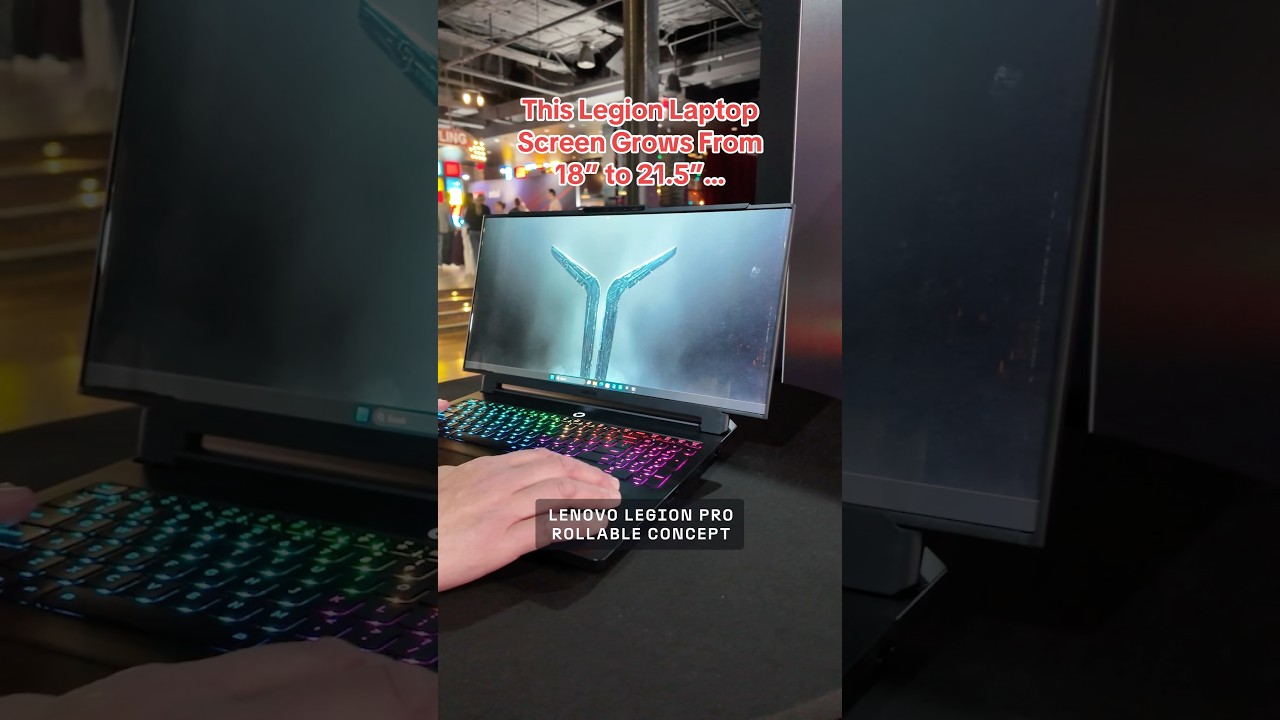 This Lenovo Legion Laptop Concept Has an Expanding Screen