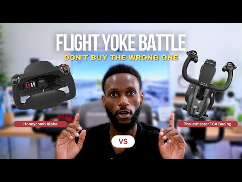 MSFS FLYING YOKE COMPARED: Thrustmaster Boeing Yoke vs Honeycomb Alpha Yoke