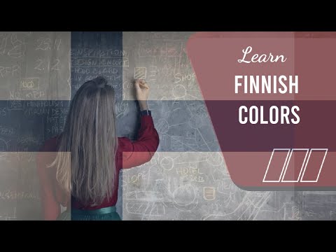 🎨 Learn Finnish Colors and Example Sentences | Finnish Language Lessons 🗣️