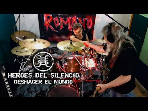 HEROES DEL SILENCIO | DESHACER EL MUNDO | Ensayo Tano Romano y Pablo Hentsch 🎸🥁 🎸