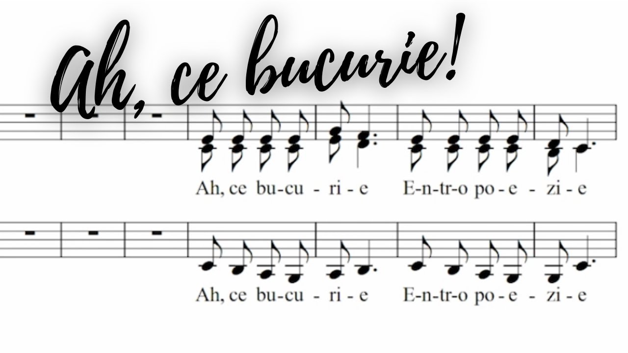 Ah, ce bucurie (pe 3 voci) - negativ ?i partitur?