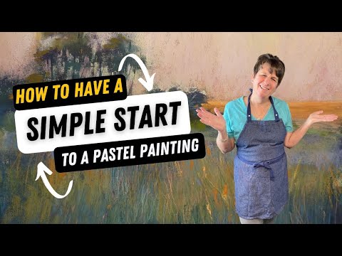 Have No Fear! Here's a Simple Way to Start a Pastel Painting:Marsh Demo
