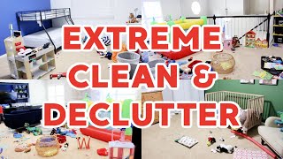 EXTREME CLEAN WITH ME 2021 & DECLUTTER & ORGANIZE! ALL DAY SPEED CLEANING MOTIVATION!
