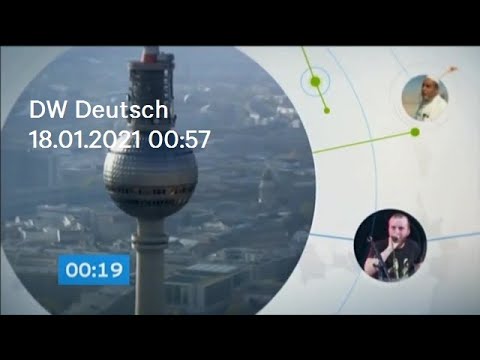 DW Deutsch - Pause and clock (18.01.2021, 00:57) (DVB-S, SD)