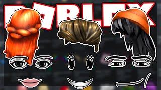 [FREE ITEMS] How to get 6 FREE FACES & HATS | Roblox