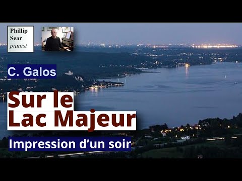 C Galos: Sur le Lac Majeur (Impression d'un soir)