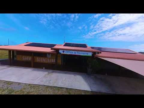 O novo Escritório de Turismo de Bourail