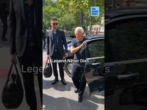 Giorgio Armani’s elegance will live forever. 🕊️✨ #giorgioarmani