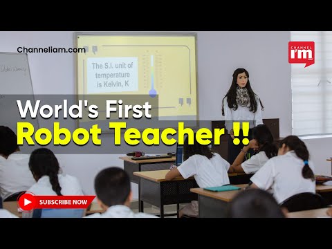 World's First Robot Teacher Introduced at Indus International School in Bangalore