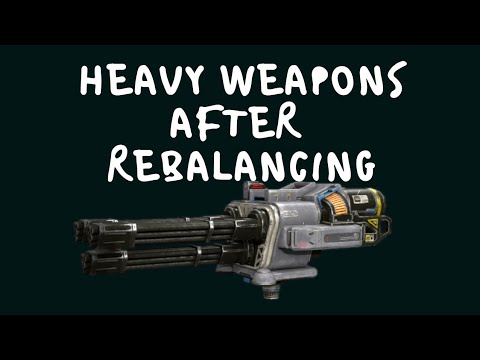 War Robots, heavy weapons after rebalancing (6.3)