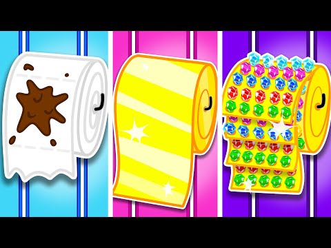 Löwen familie | Arm vs Reich vs Superreich | Cartoon für Kinder