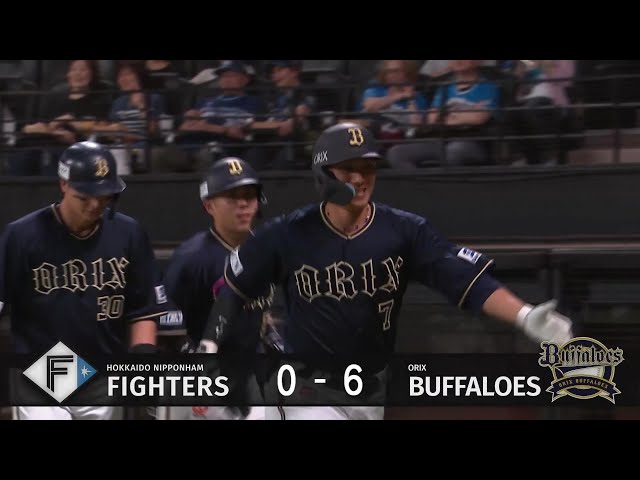 【2回表】確信の一発!! バファローズ・西川龍馬 ライトスタンドへ突き刺さる3ランホームラン!! 2025年8月21日 北海道日本ハムファイターズ 対 オリックス・バファローズ