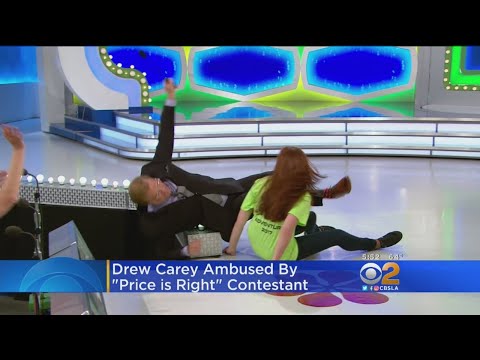 Excited 'Price Is Right' Almost Knocks Host Drew Carey Off Stage