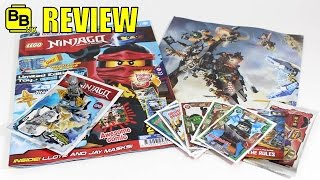 YouTube thumbnail: LEGO NINJAGO MAGAZINE ISSUE 17 TITANIUM ZANE MINIFIGURE REVIEW