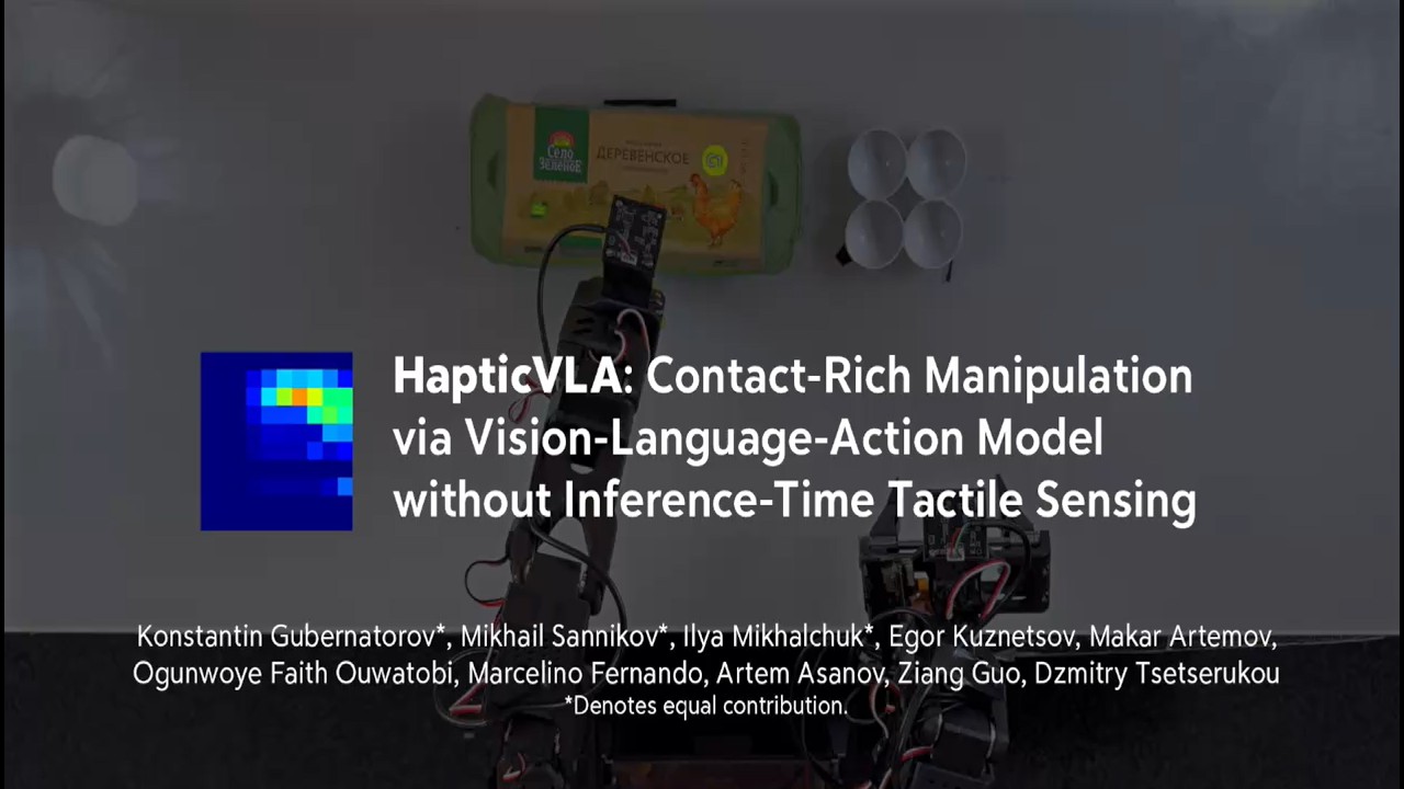 HapticVLA demo video