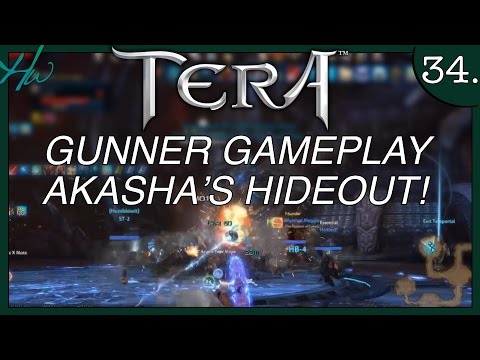 TERA GUNNER GAMEPLAY Ep 34 AKASHA'S HIDEOUT INSTANCE DUNGEON FINALLY!!!