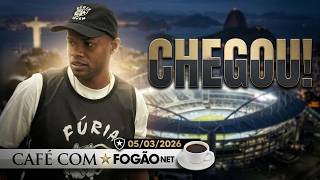 CAFÉ COM FOGÃONET: JUNIOR SANTOS CHEGA AO RIO PARA SE APRESENTAR AO BOTAFOGO | FERRARESI ENCAMINHADO