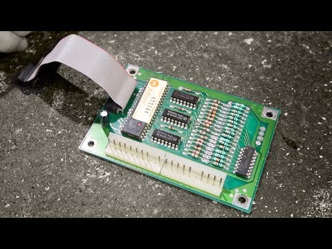 William's DEFENDER Arcade IO Circuit Board repair - Ship moves down Troubleshooting 5772-09473-X2