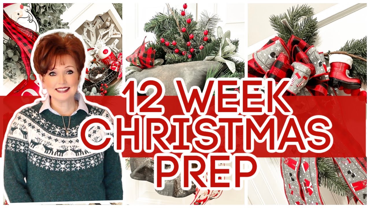 12 WEEK CHRISTMAS PREP  HOLIDAY ORGANIZATION, CHECKLISTS, PRINTABLES AND MORE
