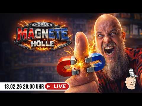 Nie wieder Magnet-Chaos im 3D-Druck? 😱 EmGi Magnet-Tool im LIVE Test!