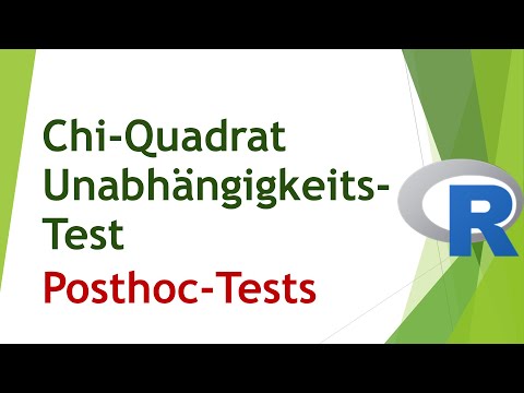 Chi-Quadrat Unabhängigkeitestest - post hoc Tests in R rechnen