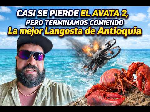 🔥 Casi pierdo el Avata 2 en Necoclí… pero terminé comiendo la MEJOR langosta de Antioquia 🦞