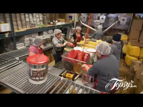 Topsy's Popcorn Factory - Watch how Topsy's popcorn is made and packaged