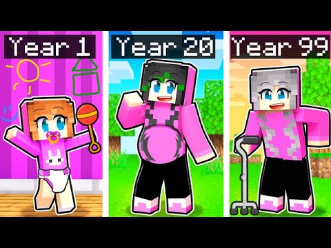 Living for 100 years in Minecraft