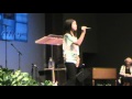 Isabelle singing "Born for This" by Mandisa 