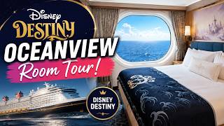 Disney Destiny Cabin Tour | OceanView Cabin Tour 🚢✨