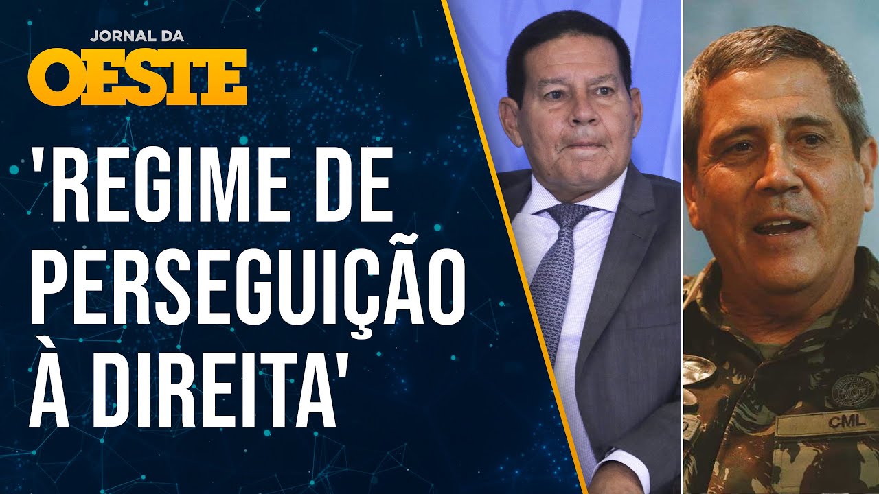 Mourão pede autorização ao STF para visitar Braga Netto e fala em 'ditadura da toga'