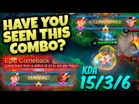 GUINEVERE + ANGELA COMBO EASY EPIC COMEBACK! Our Ling is Noob (Solo Mythic Rank Mobile Legends)