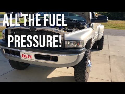 How to get 25psi fuel pressure for less than $200!! 99 cummins 24v