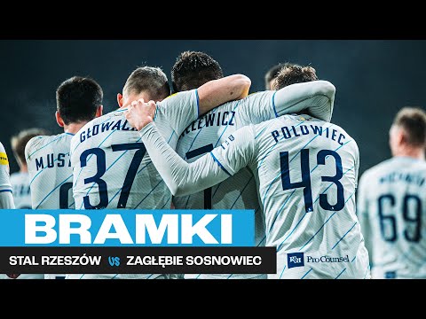 BRAMKI | Stal Rzeszów - Zagłębie Sosnowiec (8.04.2023)