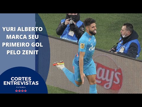YURI ALBERTO EX INTER MARCA SEU PRIMEIRO GOL PELO ZENIT